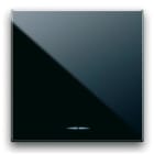 AVE - Tasto liscio Life. S44. colore Nero  finitura lucida  2 Mod. 442T/2