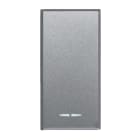 AVE - Deviatore tasto con gemma. Allumia S44. colore Grigio Tech. 1P 16AX illuminabile  finitura lucida  1 Mod. 443002