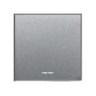AVE - Deviatore con gemma. Allumia S44. colore Grigio Tech. 1P 16AX illuminabile finitura lucida 2 Mod. 443002/2