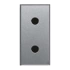 AVE - Presa 2 poli. Allumia S44. colore Grigio Tech. 2P 16A 250V alveoli 4.8mm  finitura lucida  1 Mod. 443034S