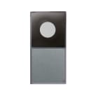 AVE - Pulsante con spia. Allumia S44. colore Grigio Tech. 1P NA 10A 250V  finitura lucida  1 Mod. 443050