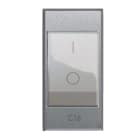 AVE - Interruttore automatico. Allumia S44. colore Grigio Tech. 1P+N 16A 3kA 250v finitura lucida 1 Mod. 443052X16