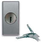 AVE - Interruttore a chiave. Allumia S44. colore Grigio Tech. 2P 10AX 250V  finitura lucida  1 Mod. 443071