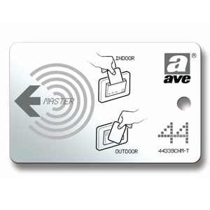 AVE - Card transponder tipo master Sistema alberghiero  S44 44339CHM-T