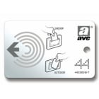 AVE - Card transponder tipo utente Sistema alberghiero  S44 44339CHU-T