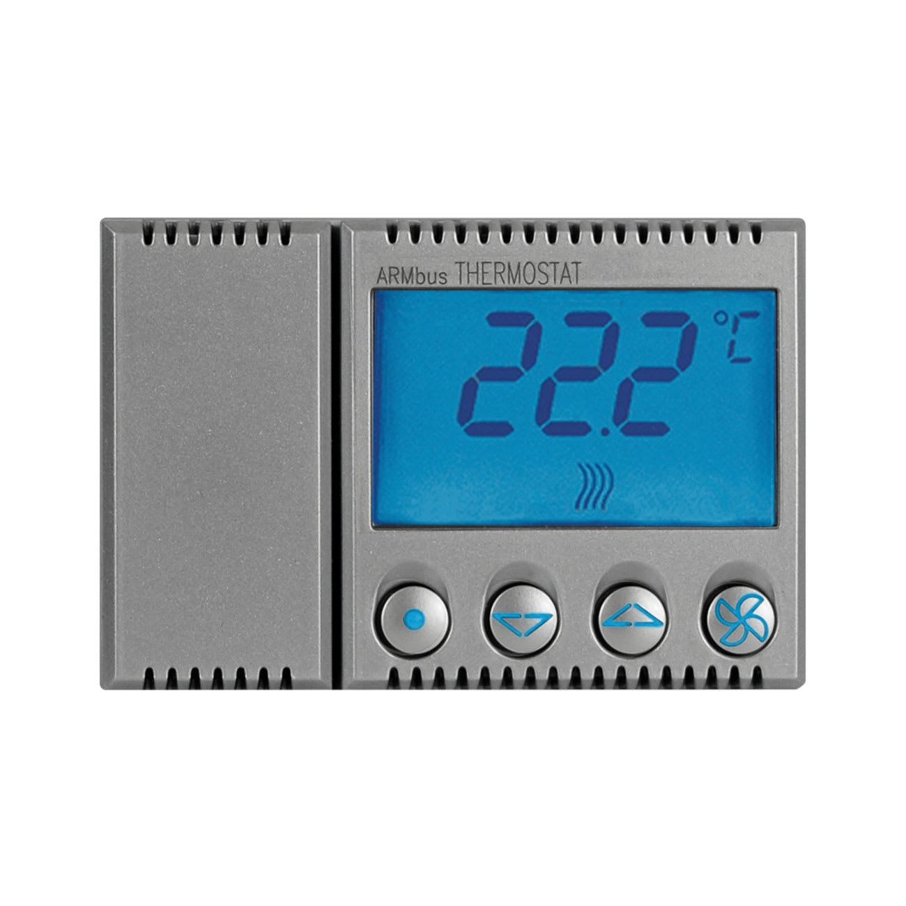 AVE - Termostato per ventilconvettori  sistema alberghiero  Allumia  3 Mod. S44 443GA53-M