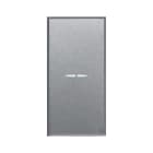 AVE - TASTO CON GEMMA PER COMANDI ASSIALI. ALLUMIA S44. COLORE RAL 9007  FINITURA LUCIDA  1 MOD 443TAS