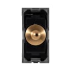 AVE - Commutatore levetta ottone. England Style S44. 1P 10AX 250V  1 Mod. 444051OT