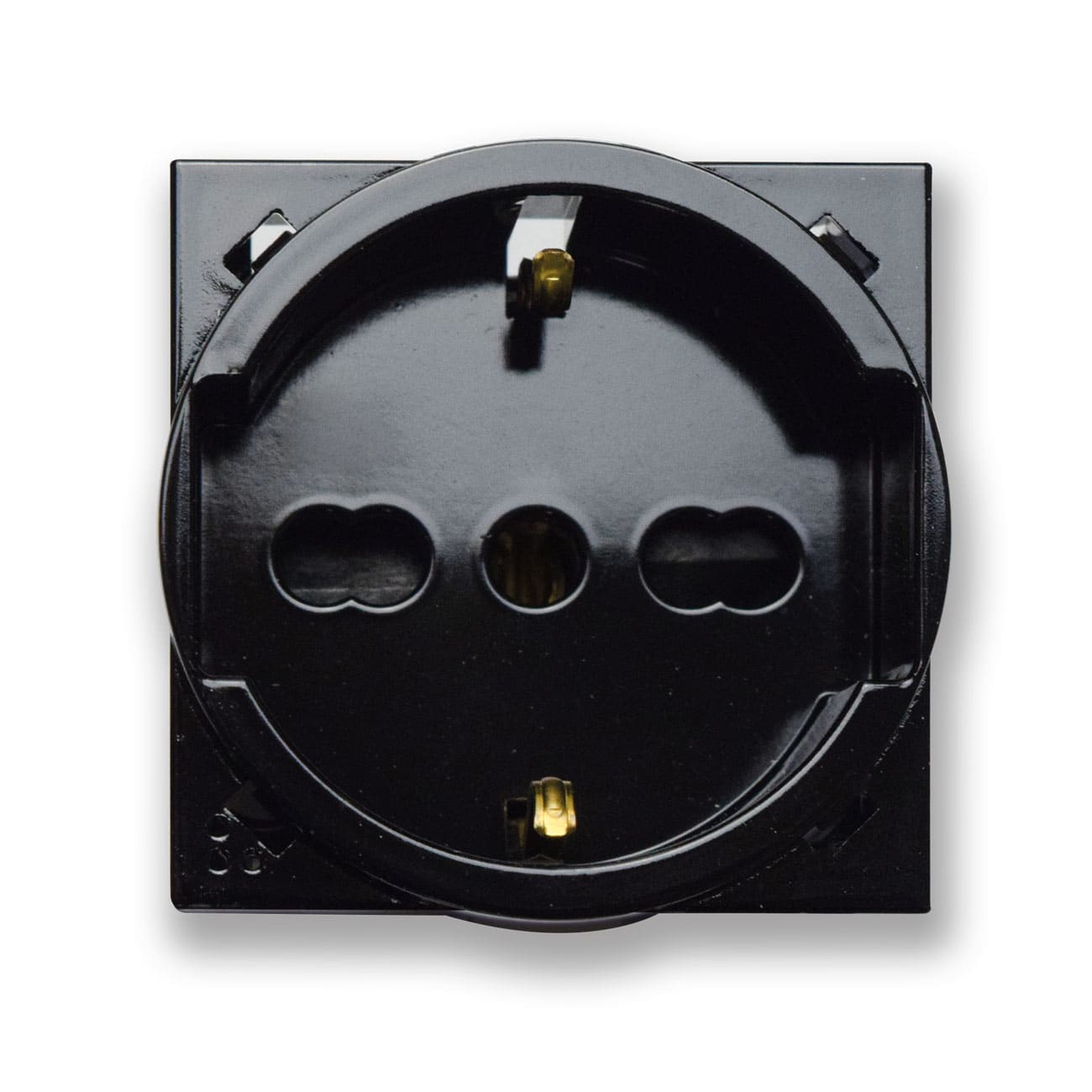 AVE - Presa schuko bipasso. New/England Style S44. colore Life. 10/16A 2P+T 250V  2 Mod. 444090/15TSNAL