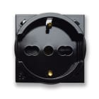 AVE - Presa schuko bipasso. New/England Style S44. colore Life. 10/16A 2P+T 250V 2 Mod. 444090/15TSNAL