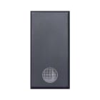 AVE - PULSANTE CON GEMMA LUMINOSA. TEKLA S44. NA 1P 10A ILLUMINABILE COLORE RAL 7016  FINITURA OPACA  1 MOD. 445005SL