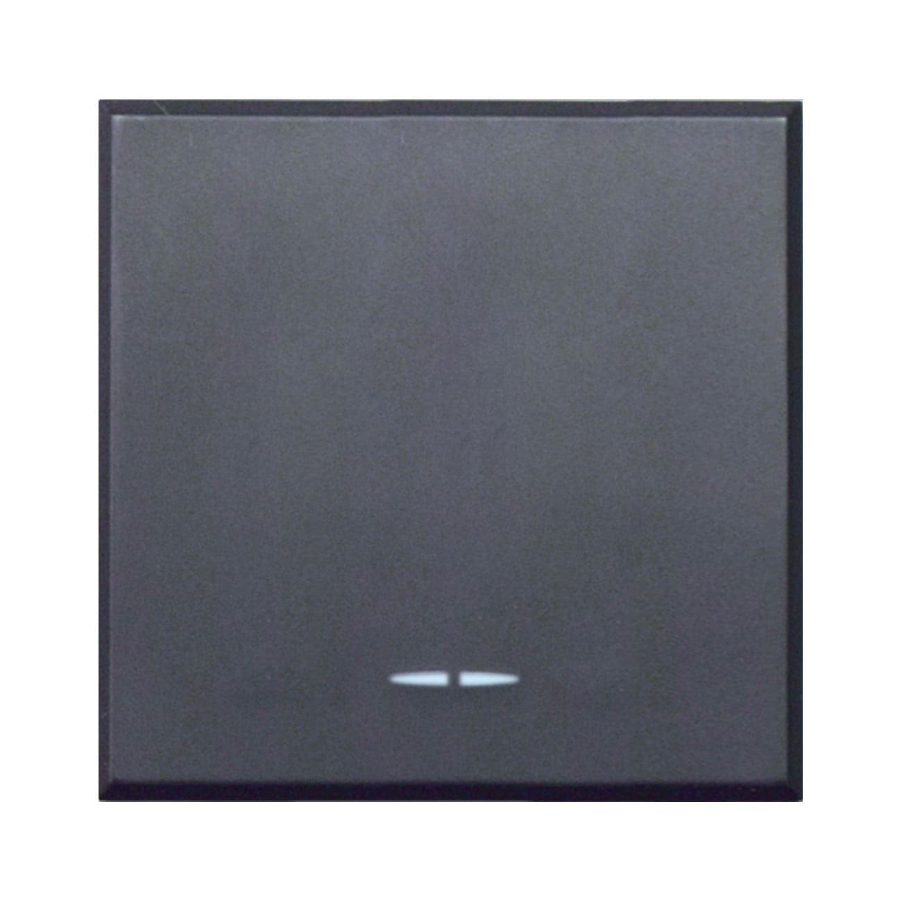 AVE - Pulsante con gemma. Tekla S44. colore grigio Tekla. N.A. 1P 10A illuminabile finitura opaca 2 Mod. 445005/2