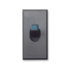 AVE - Interruttore levetta. Tekla S44. colore grigio Tekla. 2P 20AX illuminabile finitura opaca 1 Mod. 445010LV/20A