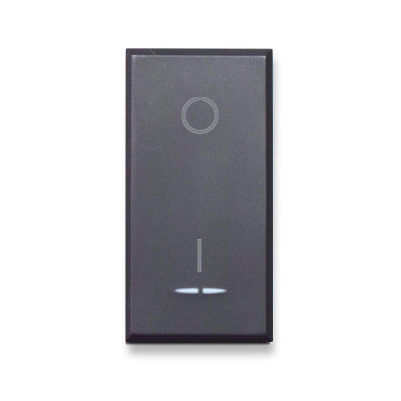 AVE - Interruttore con gemma. Tekla S44. colore grigio Tekla. 2P 20AX illuminabile finitura opaca 1 Mod. 445010/20A