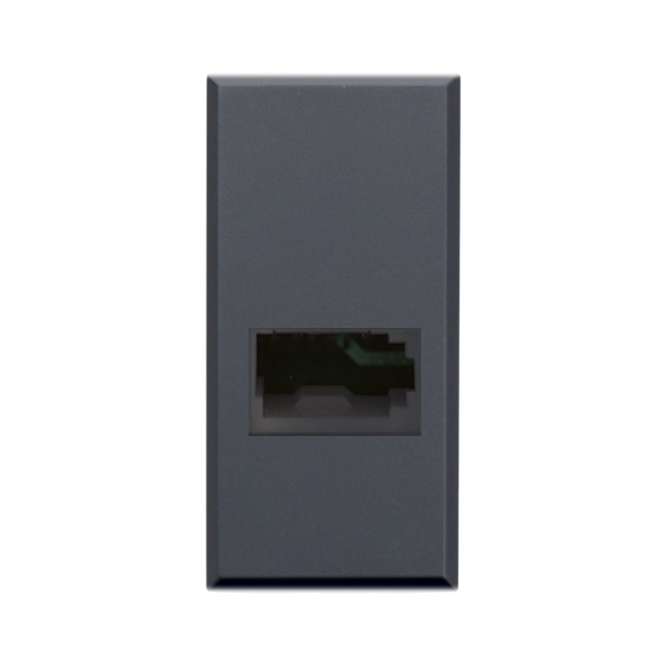 AVE - PRESA TELEFONI. ST.INGLESE TEKLA 1MOD RAL7016  PRESA TELEFONICA BT SECONDARY" CON 6 CONTATTI  MORSETTI A VITE" 445026K