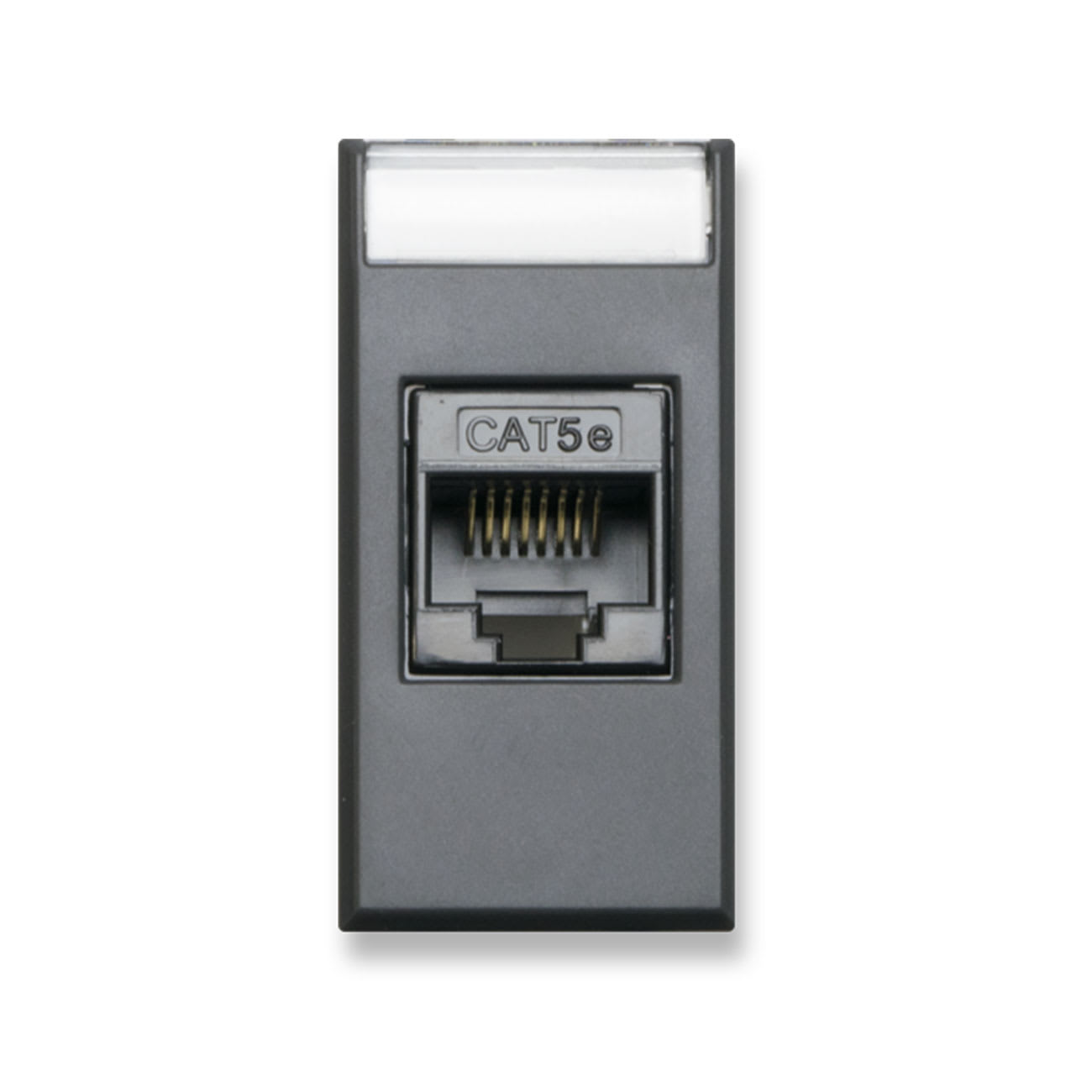 AVE - Presa RJ45 CAT5E UTP non schermata Tekla S44 colore grigio Tekla finitura opaca 1 Mod. 445027C5E