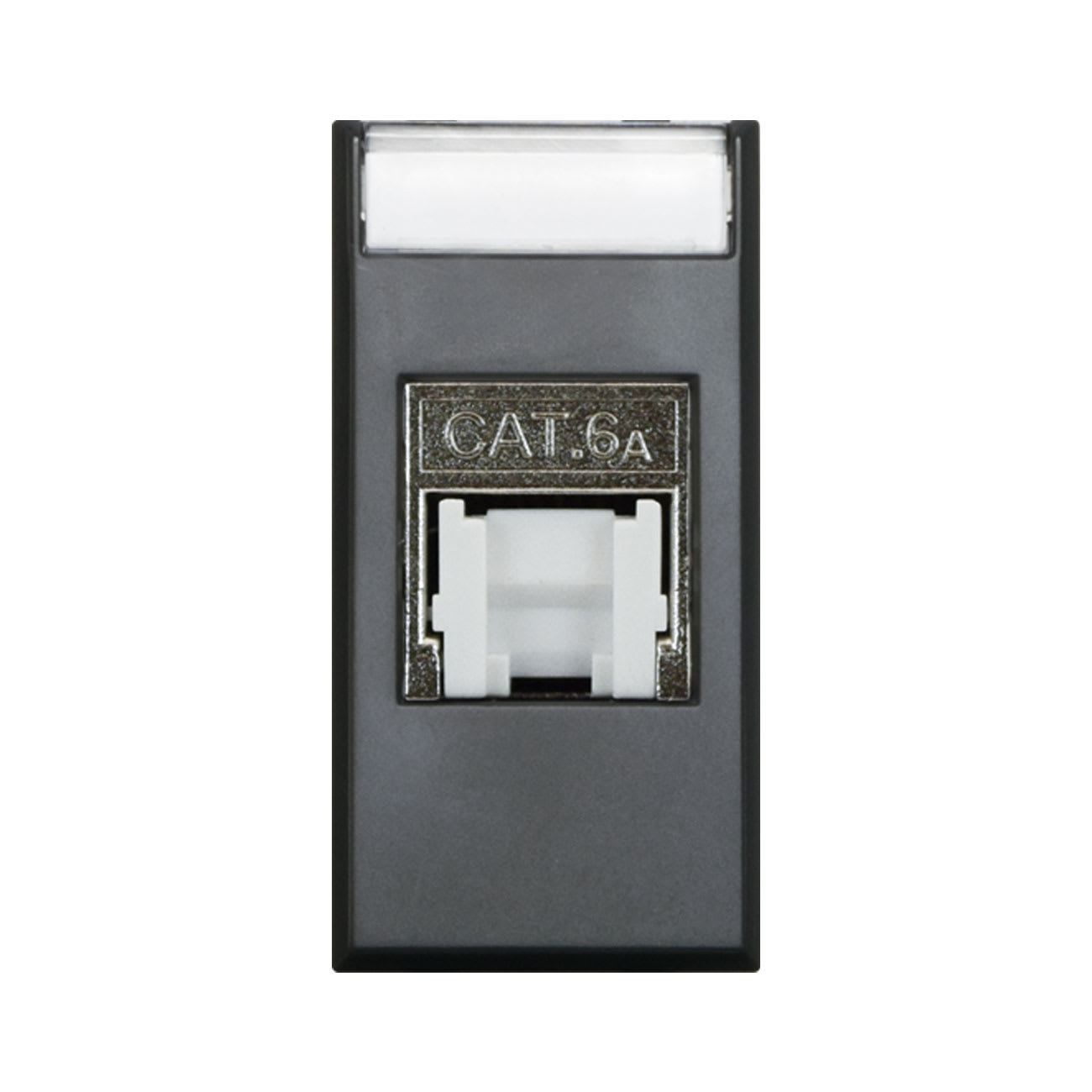 AVE - Presa RJ45 CAT6AS FTP schermata Tekla S44 colore grigio Tekla finitura opaca 1 Mod. 445029C6AS