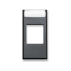 AVE - Adattatore per connettori RJ45. Tekla S44 colore grigio Tekla  finitura opaca  1 Mod. 445030SC