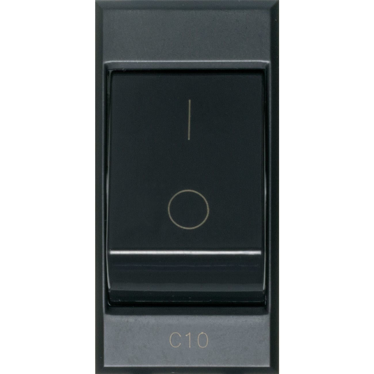 AVE - Interruttore automatico. Tekla S44. colore grigio Tekla. 1P+N 10A 3kA 250v finitura opaca  1 Mod. 445052X10