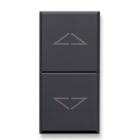 AVE - COMMUTATORE A PULSANTE. TEKLA S44. COLORE GRIGIO TEKLA  3 POSIZIONI  2P 10A 250V  FINITURA OPACA  1 MOD. 445054