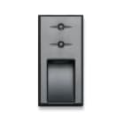 AVE - Segnagradino con led bianco. Tekla S44. colore grigio Tekla. multitensione finitura opaca 1 Mod. 445070/1