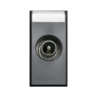 AVE - Presa TV/SAT maschio morsetto a vite. Tekla S44. colore grigio Tekla  attenuazione 6dB  finitura opaca  1 Mod. 445096M/DB6