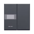 AVE - ATTUATORE DA INCASSO CON RELE' DA 16A E MISURATORE ANTRACITE TEKLA AVEBUS 2 MOD S44 445ABR1S