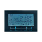 AVE - Cronotermostato elettronico con display 230V. Tekla S44. colore RAL 7016 finitura opaca 3 Mod. 445CRT3