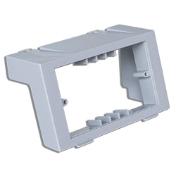 AVE - Mostrina da completare con armatura 3 o 4 moduli S45 da utilizzare con: 44/45TFP1. 44/45TFP2. 44/45TFP1X e 44/45TFP2X 445MAR34