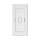 AVE - Portafusibile mini. WHITEK S44. colore bianco. 1P 10A  finitura opaca  1 Mod.