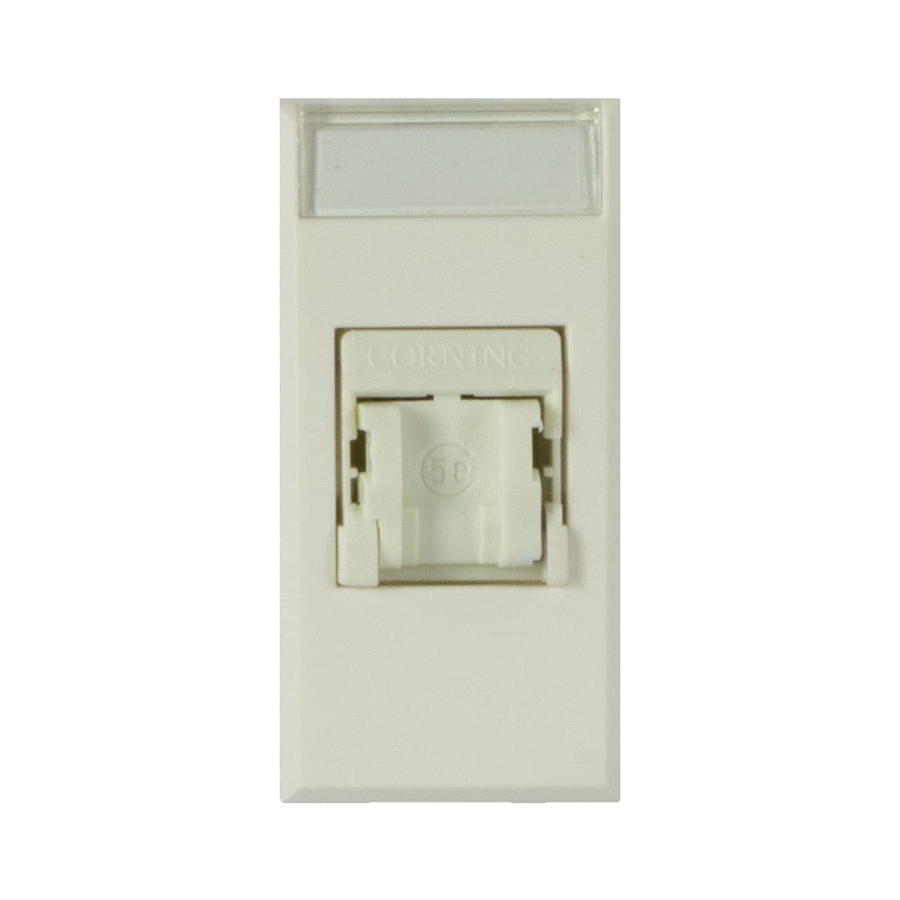 AVE - Presa RJ45 CAT6 UTP  non schermata  WHITEK S44 colore bianco  finitura opaca  1 Mod. 446029C6