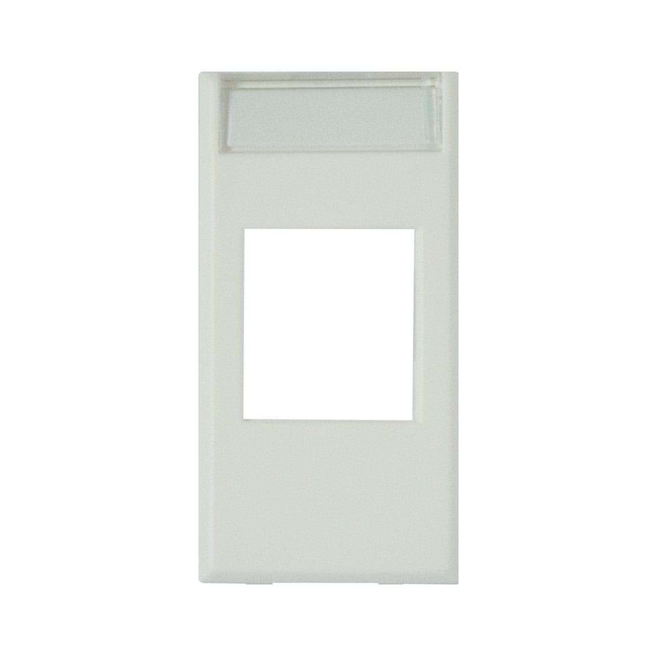 AVE - Adattatore per connettori RJ45. WHITEK S44 colore bianco  finitura opaca  1 Mod. 446030SC