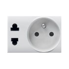 AVE - presa euro usa francese whitek 3 metri versatile e affidabile per connessioni sicure e durature in ambienti domestici e professionali 44603392MB