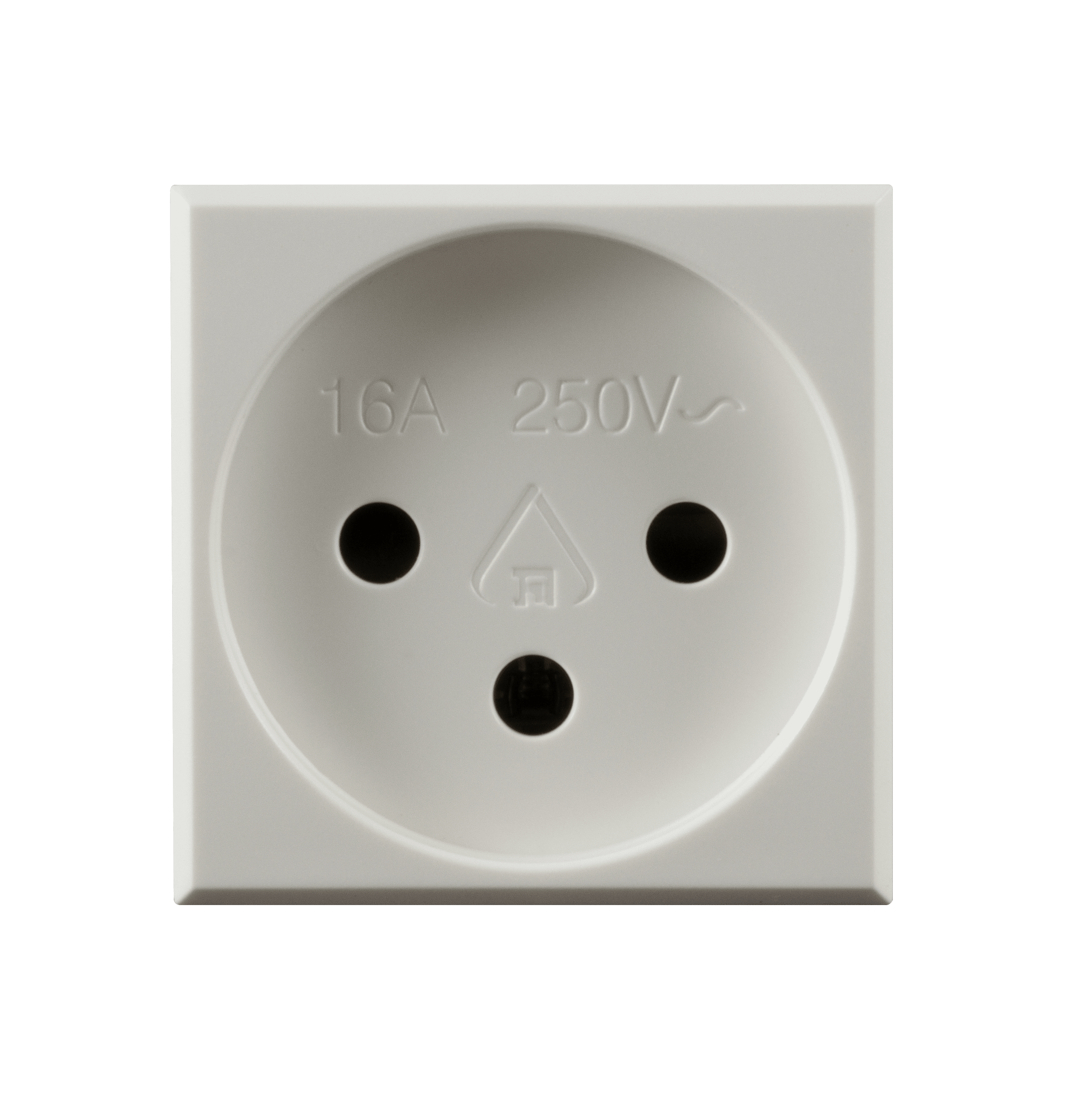 AVE - PRESA ISRAELIANA 2P+T 16A WHITEK 446046TS