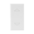 AVE - Commutatore a bascula. WHITEK S44. colore bianco. 1P 10AX 250V  finitura opaca  1 Mod. 446051BS