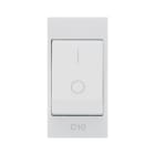 AVE - Interruttore automatico. WHITEK S44. colore bianco. 1P+N 10A 3kA 250v finitura opaca  1 Mod.