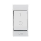 AVE - Interruttore automatico. WHITEK S44. colore bianco. 1P+N 16A 3kA 250v finitura opaca 1 Mod.