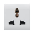 AVE - Presa mstd. WHITEK S44. colore bianco. 2P+T 250V finitura opaca 2 Mod. 446059TS