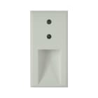 AVE - Segnagradino con led bianco. WHITEK S44. colore bianco. multitensione  finitura opaca  1 Mod. 446070/1