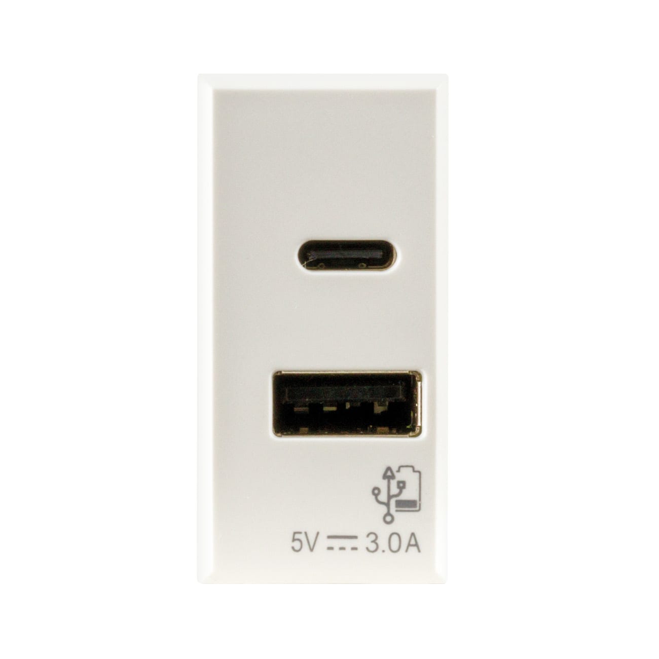 AVE - ALIMENTATORE USB A + C 3A WHITEK 1M