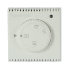 AVE - Termostato elettronico con manopola. WHITEK S44. colore bianco. 230V NA+NC 5A  finitura opaca  2 Mod. 446085