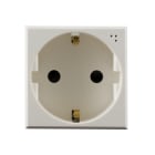 AVE - P.SCHUKO 2P+T 16A 250V WHITEK 2M 446090SD