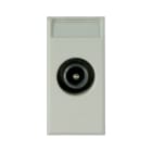 AVE - Presa TV/SAT maschio morsetto a vite. WHITEK S44. colore bianco attenuazione 10dB finitura opaca 1 Mod. 446096M/DB10