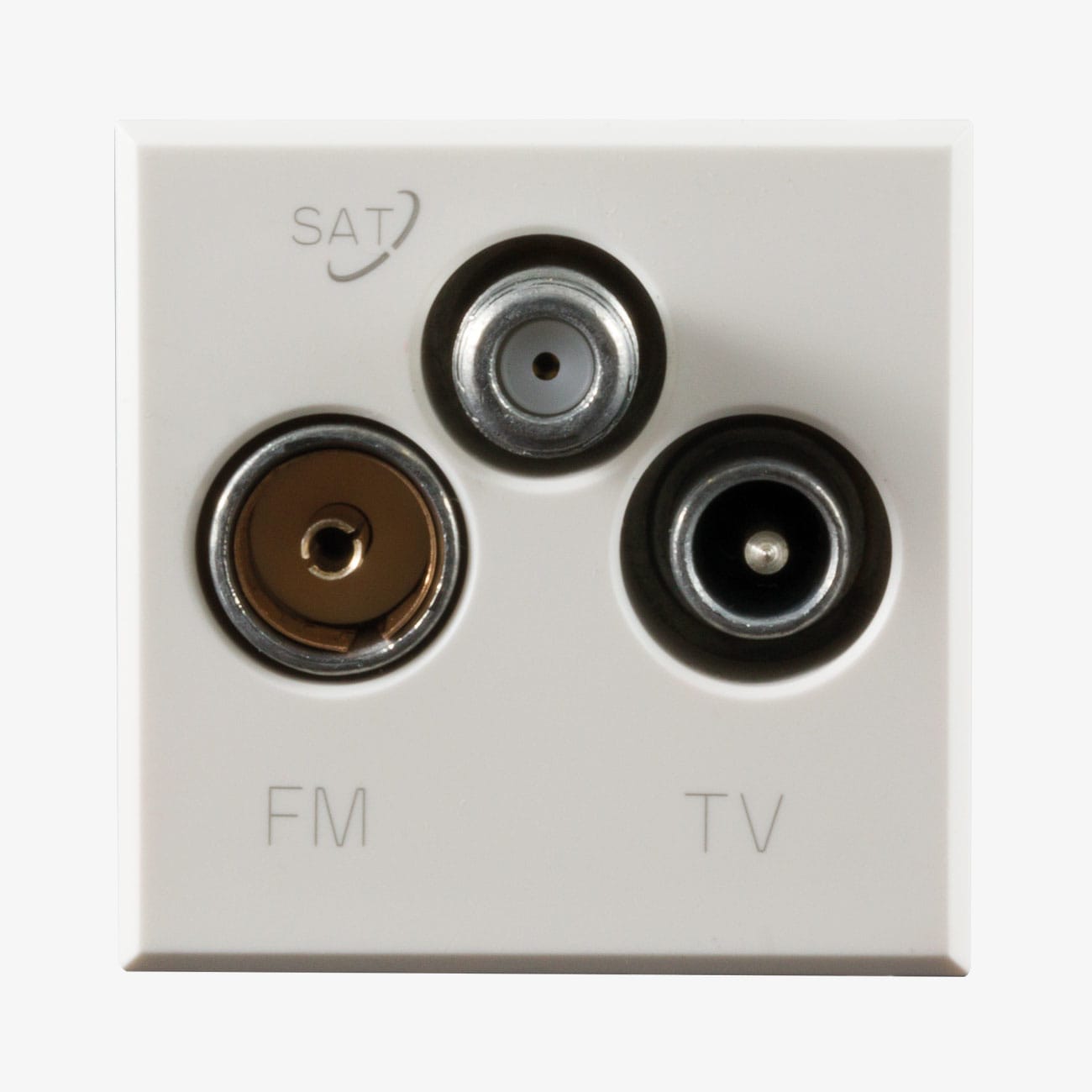 AVE - PRESA TV/SAT DIRETTA 3 USC.WHITEK 2 446096/3PU