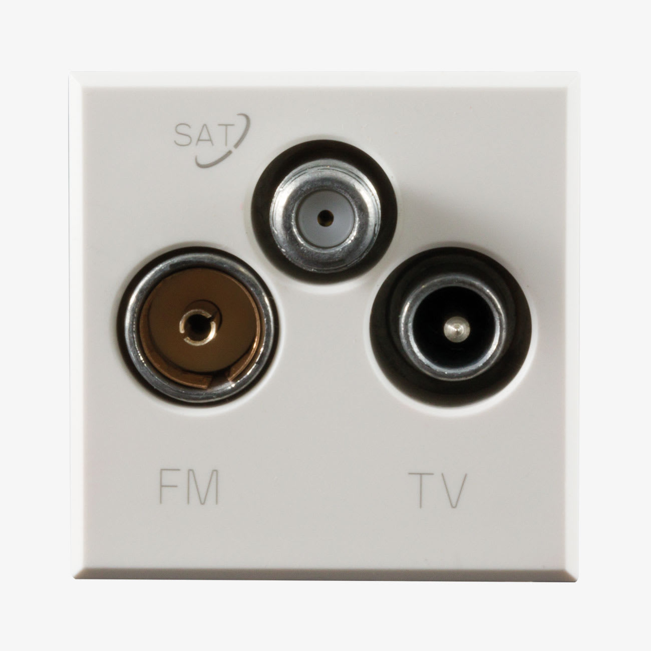 AVE - PRESA TV/SAT DIRETTA 3 USC.WHITEK 2 446096/3PU