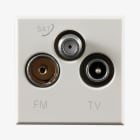 AVE - PRESA TV/SAT DIRETTA 3 USC.WHITEK 2 446096/3PU