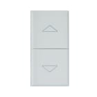 AVE - DUE MEZZI TASTI CON FRECCE PER COMMUTATORE IOT WHITEK 1 MOD. S44 446TGC-W
