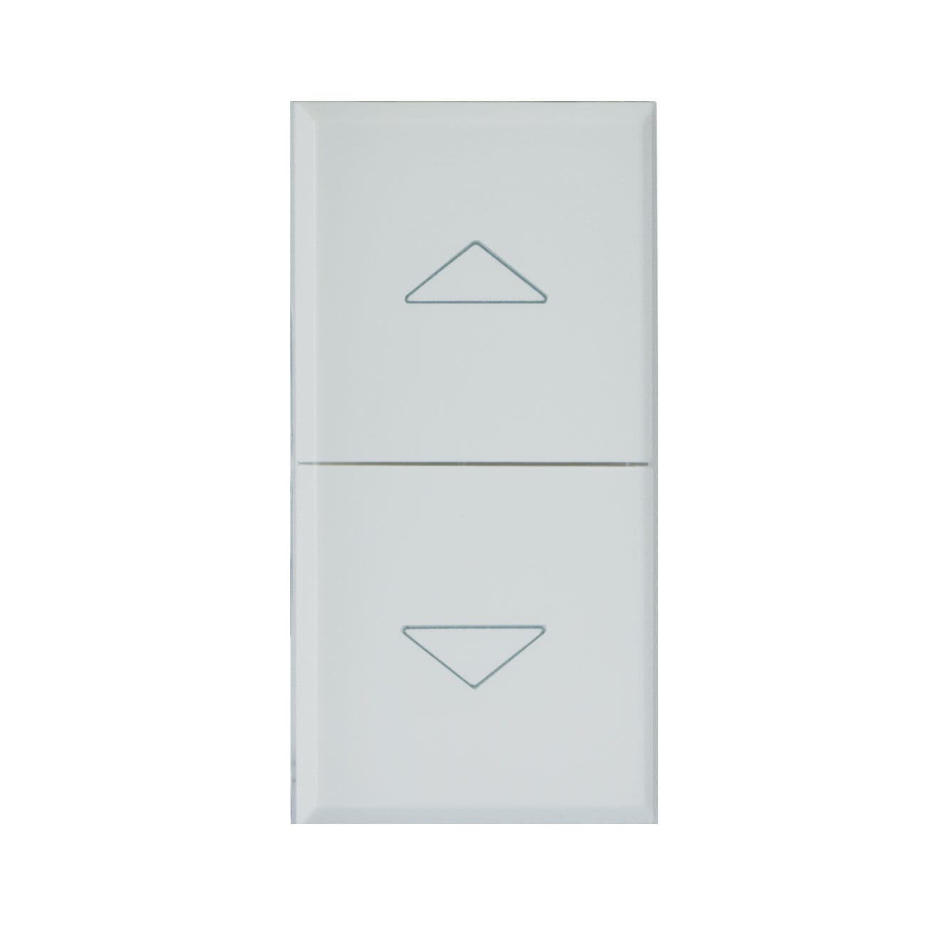 AVE - DUE MEZZI TASTI CON FRECCE PER COMMUTATORE IOT WHITEK 1 MOD. S44