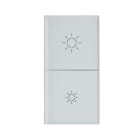AVE - DUE MEZZI TASTI PER DIMMER IOT WHITEK 1 MOD. S44 446TGD-W