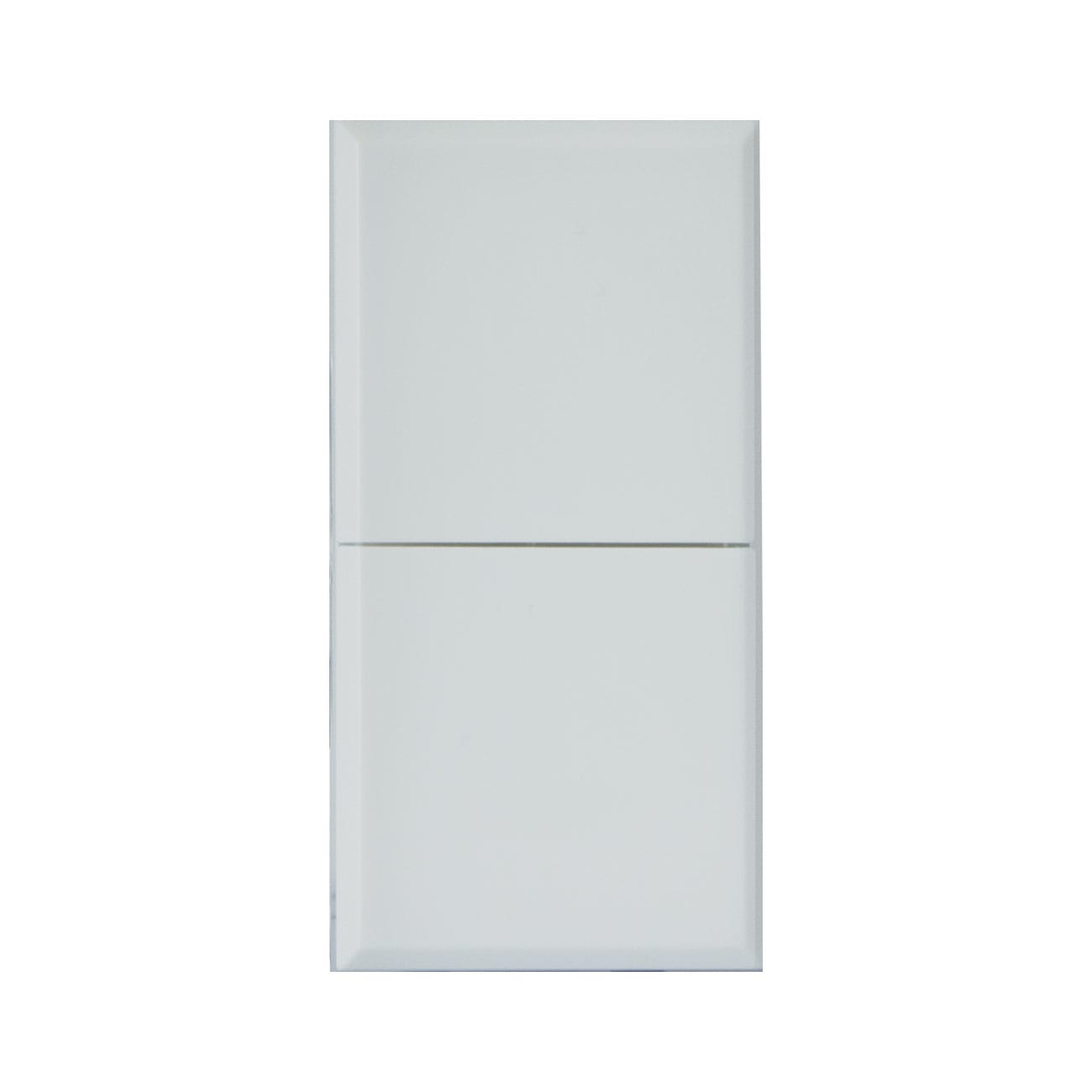 AVE - DUE MEZZI TASTI NEUTRI PER IOT WHITEK 1 MOD. S44